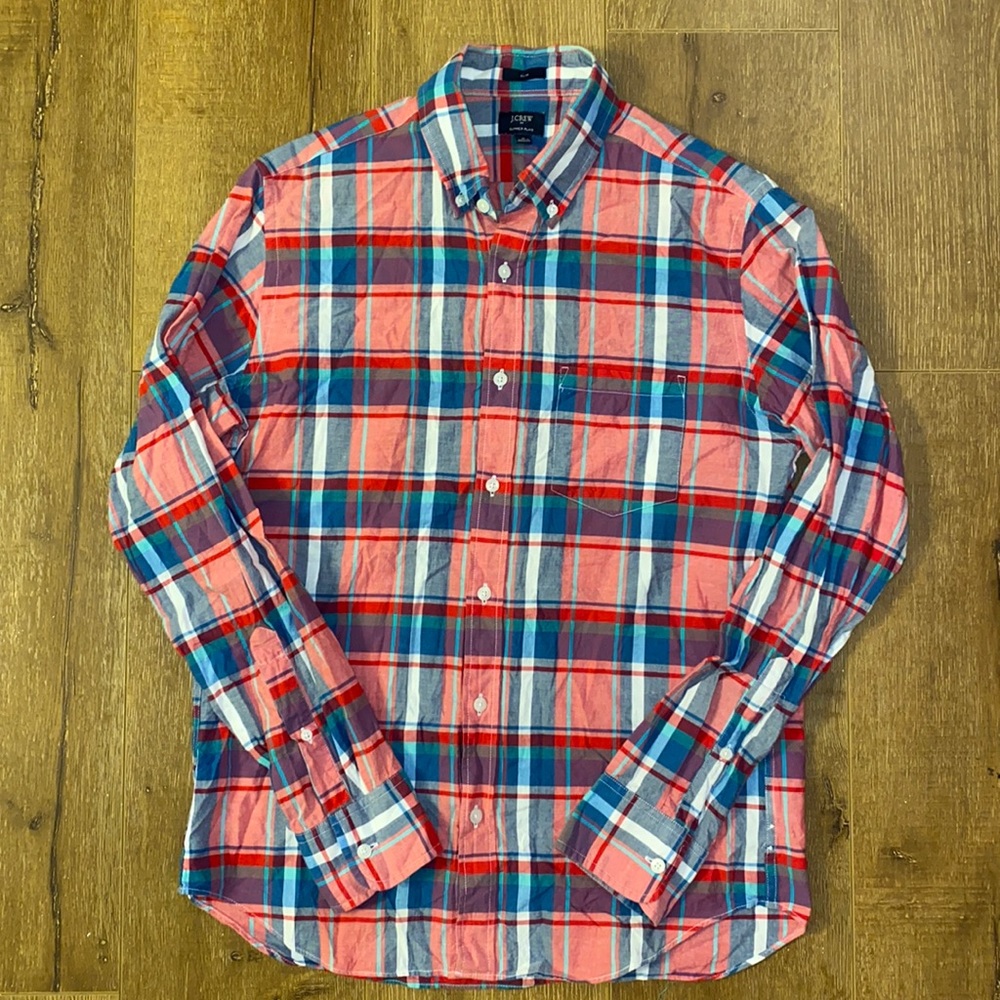 J Crew plaid